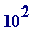 10^2