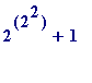 2^(2^2)+1
