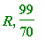 R, 99/70