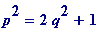 p^2 = 2*q^2+1
