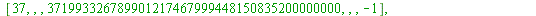 array( 1 .. 16, 1 .. 7, [( 3, 7 ) = (-1), ( 14, 2 ) = (``), ( 16, 1 ) = (47), ( 4, 6 ) = (``), ( 16, 7 ) = (-1), ( 2, 2 ) = (``), ( 14, 3 ) = (``), ( 3, 1 ) = (3), ( 7, 3 ) = (``), ( 1, 4 ) = (factori...