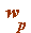 w[p]