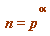 n = `^`(p, alpha)