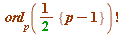 factorial(ord[p](`+`(`*`(`/`(1, 2), `*`({`+`(p, `-`(1))})))))