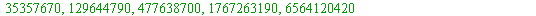 1, 1, 2, 5, 14, 42, 132, 429, 1430, 4862, 16796, 58786, 208012, 742900, 2674440, 9694845, 35357670, 129644790, 477638700, 1767263190, 6564120420