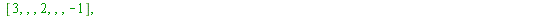 array( 1 .. 16, 1 .. 7, [( 3, 7 ) = (-1), ( 14, 2 ) = (``), ( 16, 1 ) = (47), ( 4, 6 ) = (``), ( 16, 7 ) = (-1), ( 2, 2 ) = (``), ( 14, 3 ) = (``), ( 3, 1 ) = (3), ( 7, 3 ) = (``), ( 1, 4 ) = (factori...