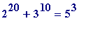 2^20+3^10 = 5^3