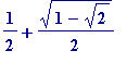 1/2+sqrt(1-sqrt(2))/2
