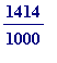 1414/1000