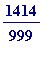1414/999