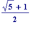 (sqrt(5)+1)/2
