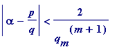 abs(alpha-p/q) < 2/(q[m]^(m+1))