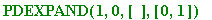 PDEXPAND(1,0,[],[0, 1])