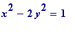 x^2-2*y^2 = 1