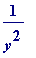 1/(y^2)