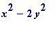 x^2-2*y^2